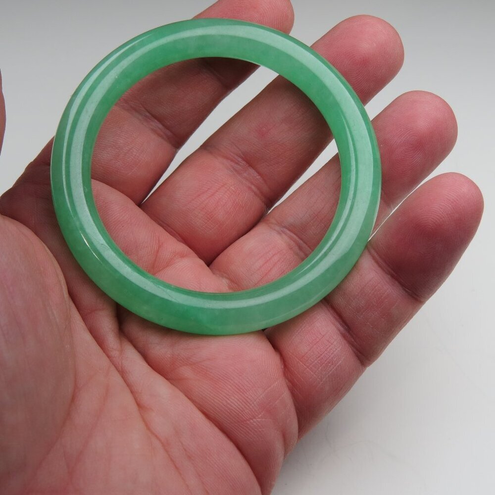 Natural Jade Bangle 2.5 inches=51mm